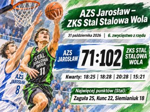 Stal nie zwalnia. 102 punkty w Jarosławiu i szóste zwycięstwo z rzędu